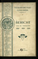 Bericht des Typographischen Vereins Concordia über die Vereinsjahre ... / 1898/1900