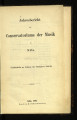 Jahresbericht des Conservatoriums der Musik in Köln / 1888/89