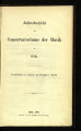 Jahresbericht des Conservatoriums der Musik in Köln / 1890/91
