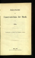 Jahresbericht des Conservatoriums der Musik in Köln / 1892/93
