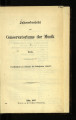 Jahresbericht des Conservatoriums der Musik in Köln / 1896/97