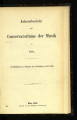 Jahresbericht des Conservatoriums der Musik in Köln / 1899/1900