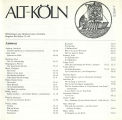 Mitteilungen des Heimatvereins Alt-Köln / Register der Hefte 51-60