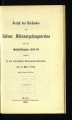 Bericht des Vorstandes des Kölner Männergesangvereins / 1893/94