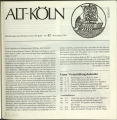 Mitteilungen des Heimatvereins Alt-Köln / Nr. 52, November 1983