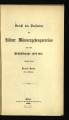 Bericht des Vorstandes des Kölner Männergesangvereins / 1900/01