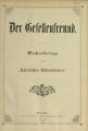 Der Gesellenfreund / 1897