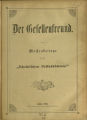 Titelblatt (Seite I)