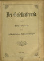 Der Gesellenfreund / 1900