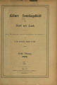 Kölner Sonntagsblatt für Stadt und Land / 5. Jahrgang 1876