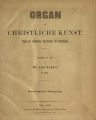 Organ für christliche Kunst / 20. Jahrgang 1870