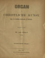 Organ für christliche Kunst / 22. Jahrgang 1872