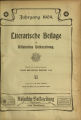 Literarische Beilage der Kölnischen Volkszeitung / 45. Jahrgang 1904