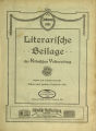 Literarische Beilage der Kölnischen Volkszeitung / 48. Jahrgang 1907
