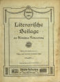 Literarische Beilage der Kölnischen Volkszeitung / 49. Jahrgang 1908