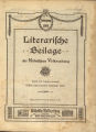 Literarische Beilage der Kölnischen Volkszeitung / 50. Jahrgang 1909