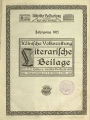 Literarische Beilage der Kölnischen Volkszeitung / 56. Jahrgang 1915
