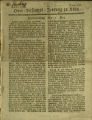 Ober-Postamts-Zeitung zu Köln / 1795 (unvollständig)
