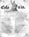 Colonia / 1822, Januar-September
