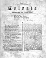 Colonia / 1822, Oktober-Dezember