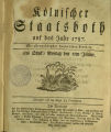 Kölnischer Staatsboth / 1787