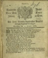 Kaiserliche Reichs-Ober-Post-Amts-Zeitung zu Köln / 1763