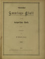 Rheinisches Sonntagsblatt für das katholische Volk / 1891