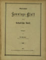 Rheinisches Sonntagsblatt für das katholische Volk / 1893