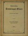 Rheinisches Sonntagsblatt für das katholische Volk / 1886