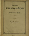 Rheinisches Sonntagsblatt für das katholische Volk / 1885
