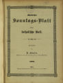 Rheinisches Sonntagsblatt für das katholische Volk / 1898