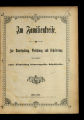 Im Familienkreise / 1901