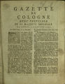 Gazette de Cologne / 1792