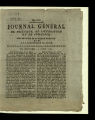 Journal général de politique, de littérature et de commerce / 1794 (unvollständig)