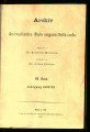 Archiv für Animalische Nahrungsmittelkunde / 8. Jahrgang 1892/93