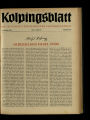 Kolpingsblatt / 37. Jahrgang 1937 (unvollständig)