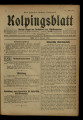 Kolpingsblatt / 12. Jahrgang 1912