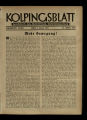 Kolpingsblatt / 27. Jahrgang 1927