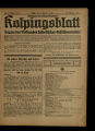 Kolpingsblatt / 16. Jahrgang 1916