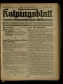 Kolpingsblatt / 18. Jahrgang 1918
