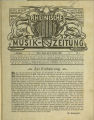 Rheinische Musik-Zeitung / 1. Jahrgang 1900