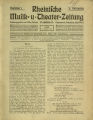 Rheinische Musik- und Theater-Zeitung / 3. Jahrgang 1902