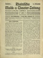 Rheinische Musik- und Theater-Zeitung / 4. Jahrgang 1903