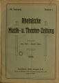 Rheinische Musik- und Theater-Zeitung / 7. Jahrgang 1906