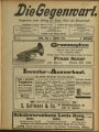 Die Gegenwart / 4. Jahrgang 1905