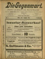 Die Gegenwart / 5. Jahrgang 1906