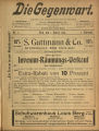 Die Gegenwart / 7. Jahrgang 1908