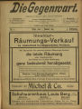 Die Gegenwart / 9. Jahrgang 1910