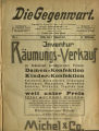 Die Gegenwart / 11. Jahrgang 1912