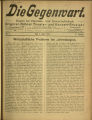 Die Gegenwart / 21. Jahrgang 1922